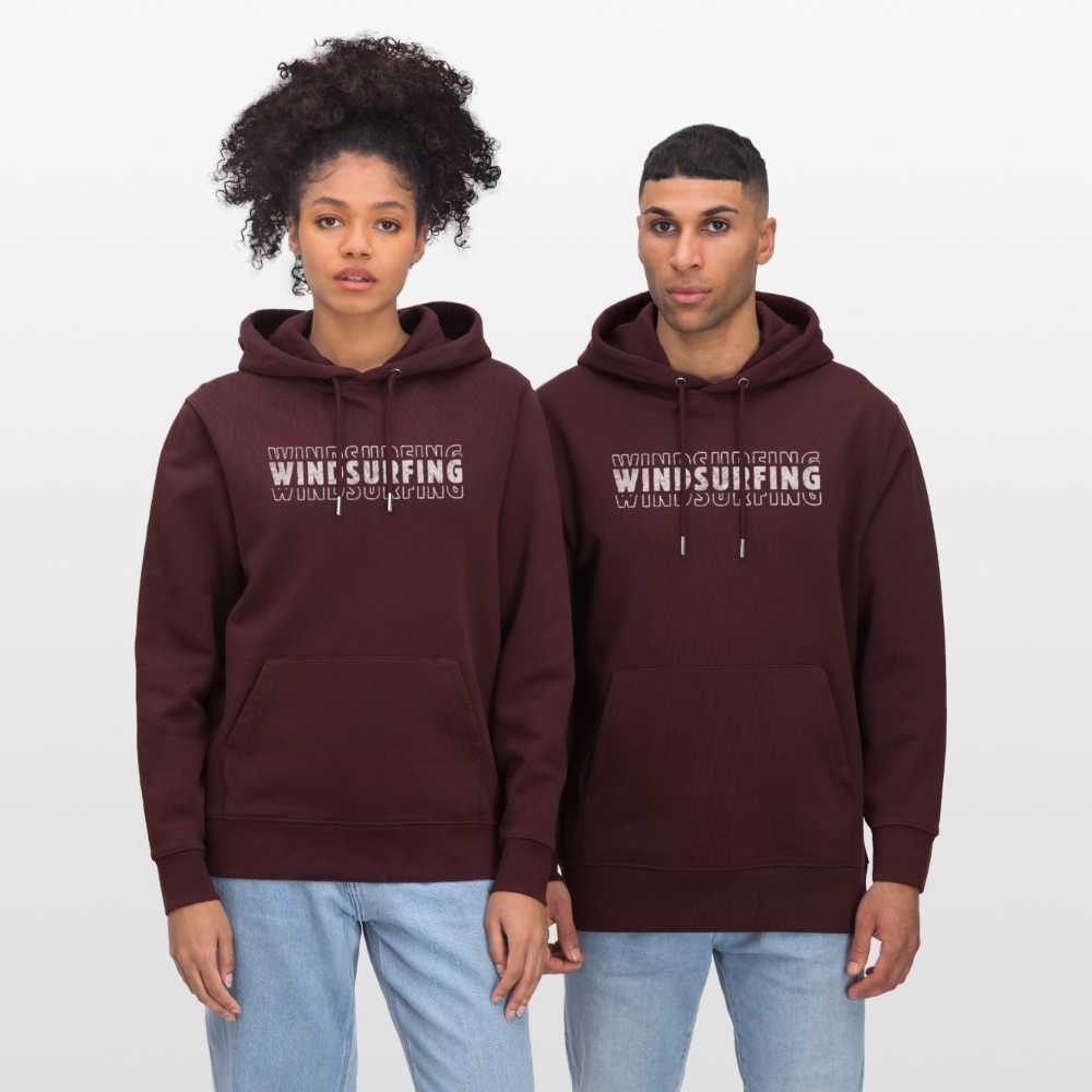 Unisex Bio-Hoodie CRUISER -windsurfing- - Maroon
