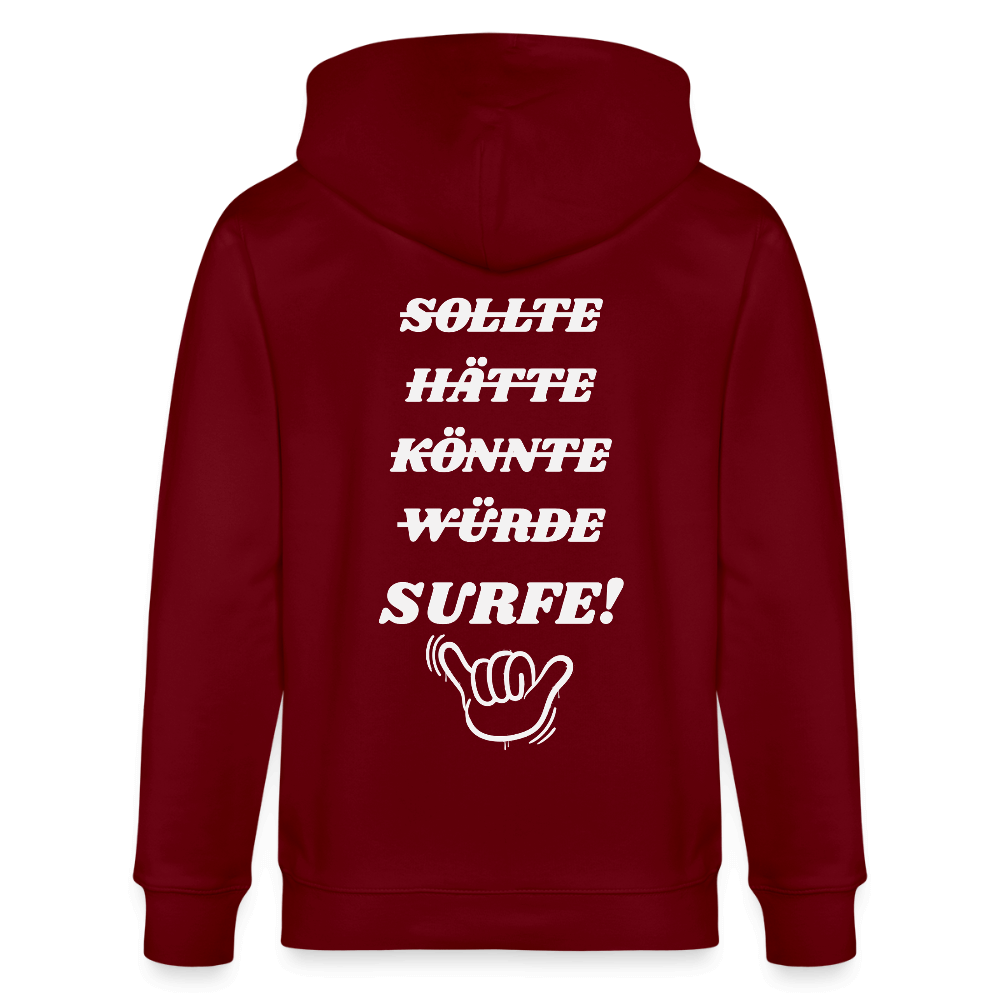 Bio Baumwolljacke surfe! – Windsurf Geschenk für Damen und Herren.