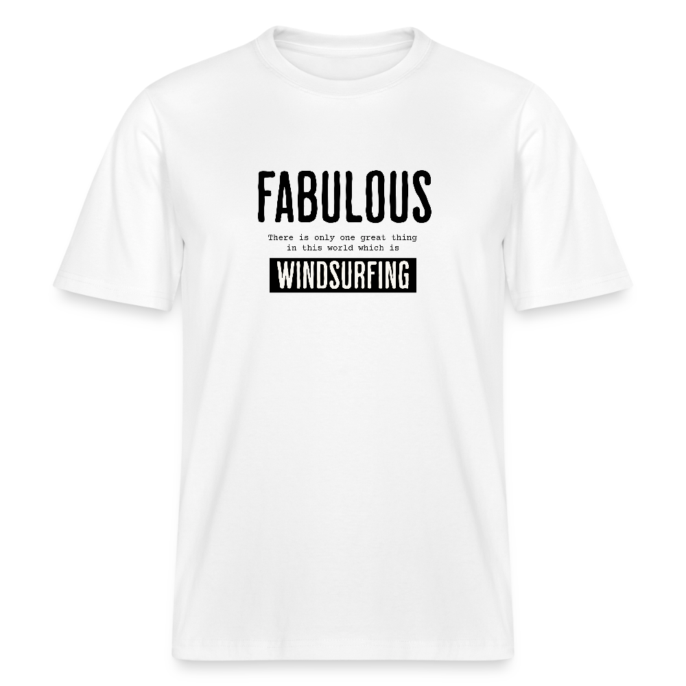 Relaxed Fit Unisex Bio-T-Shirt -fabulous- - Weiß