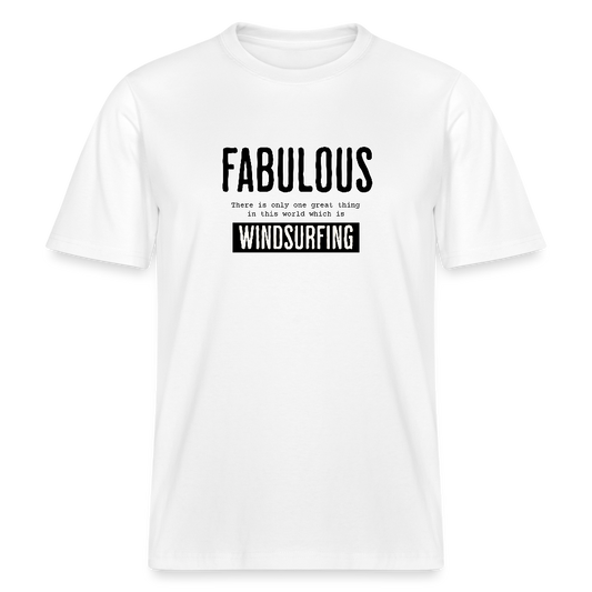 Relaxed Fit Unisex Bio-T-Shirt -fabulous- - Weiß