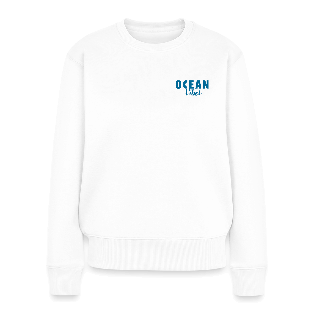 Frauen Premium Pullover -happiest- - Weiß