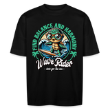 Unisex Oversize T-Shirt BLASTER -wave Rider- - Schwarz