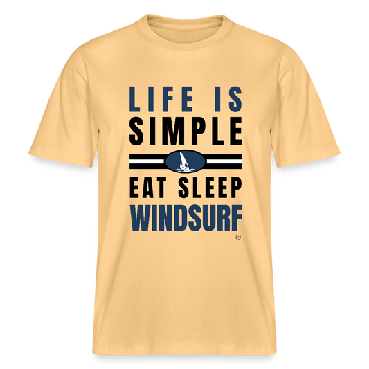 Relaxed Fit Unisex Bio-T-Shirt - Hellgelb