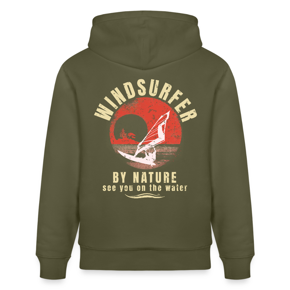 Unisex Bio-Hoodie CRUISER -by nature- - Khaki Grün
