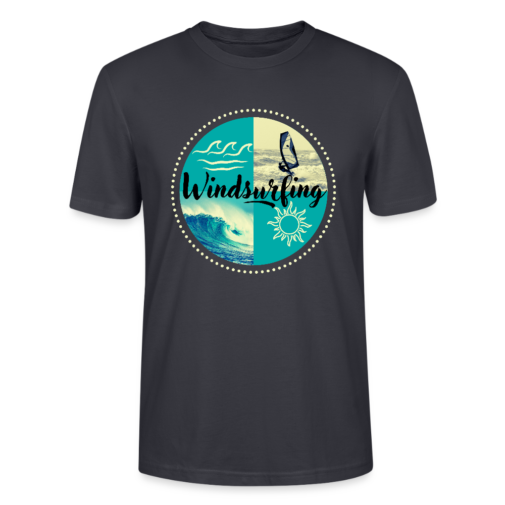 Unisex T-Shirt CRAFTER -ocean- - Dunkles Graublau