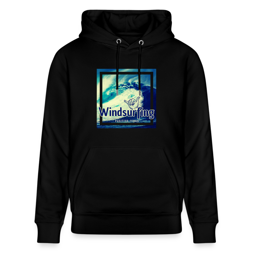 Unisex Bio-Hoodie CRUISER -positive vibes- - Schwarz