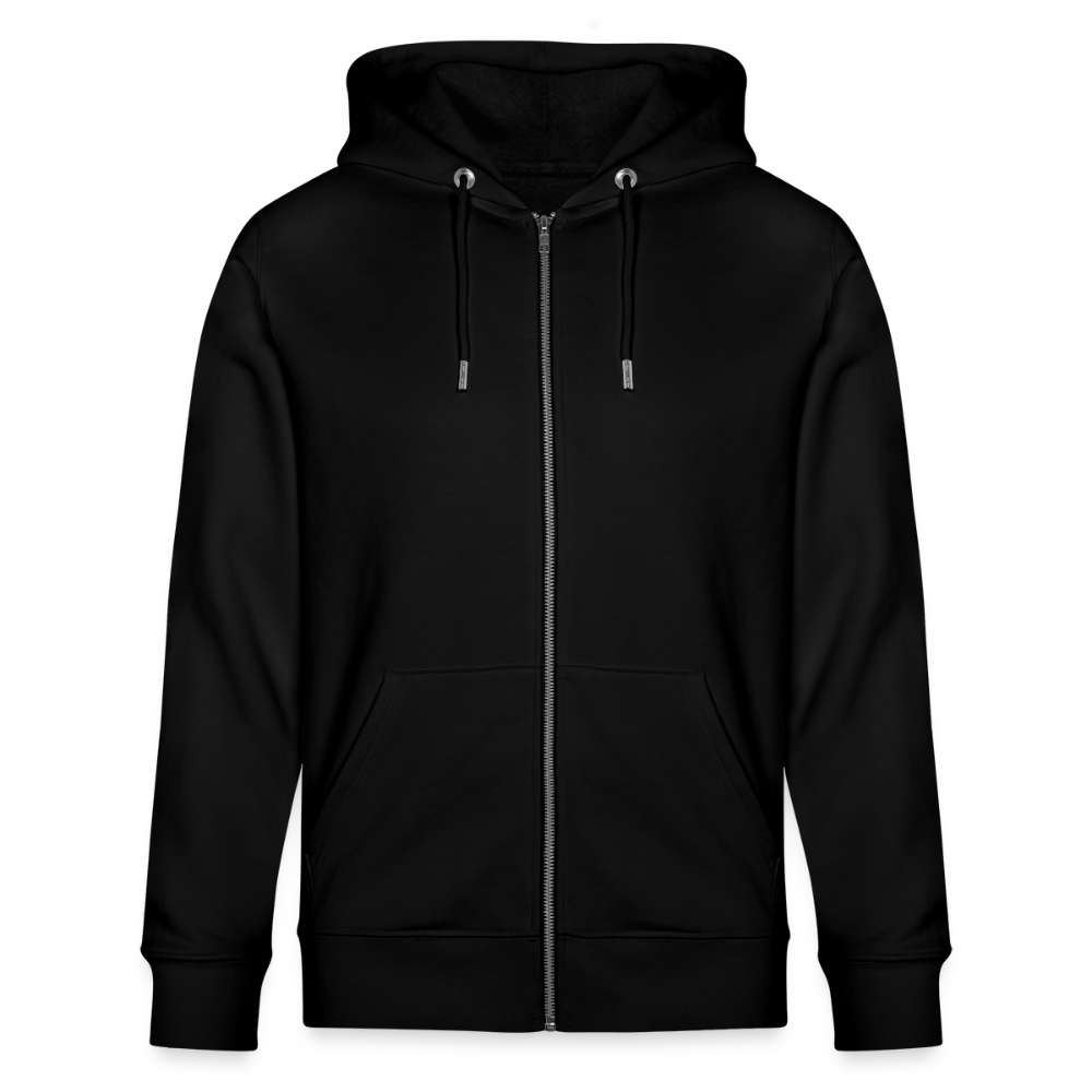 Unisex Bio-Kapuzenjacke CULTIVATOR -buy happiness- - Schwarz