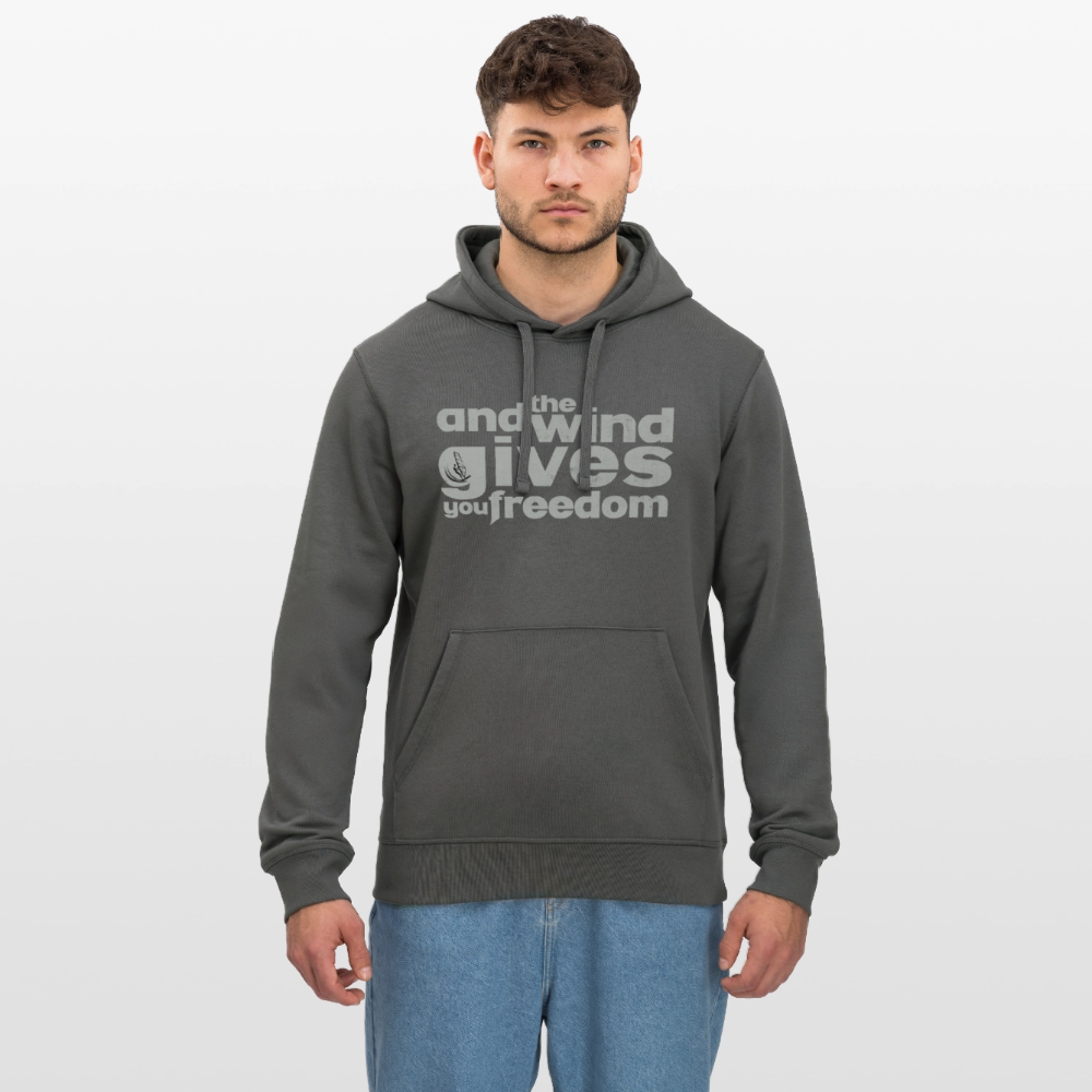 Unisex Bio-Hoodie DRUMMER -freedom- - Anthrazit