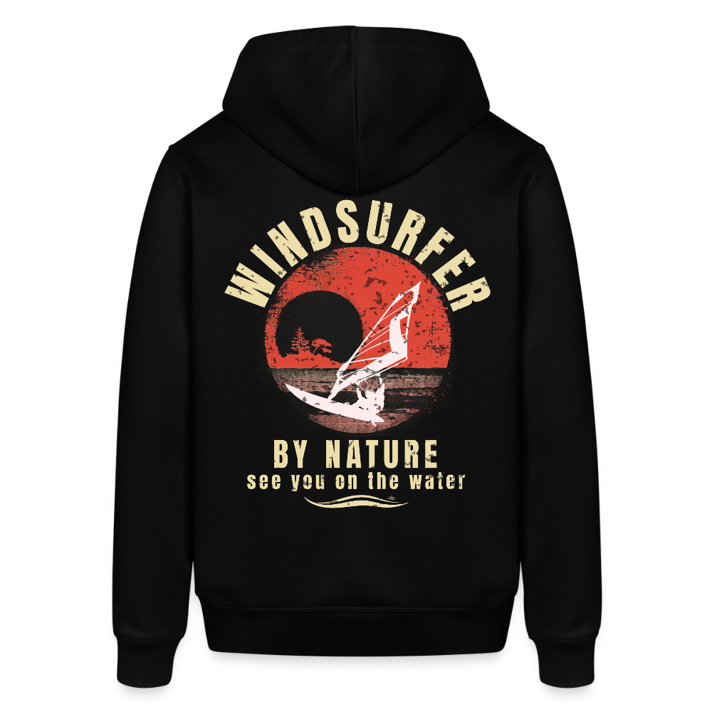Unisex Bio-Hoodie -by nature- - Schwarz