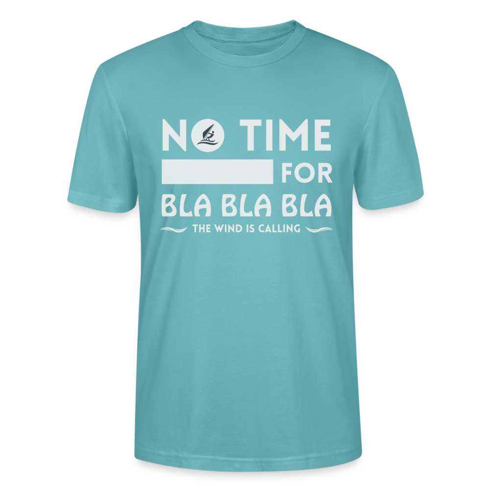 Unisex T-Shirt -bla bla bla- - Pastelltürkis