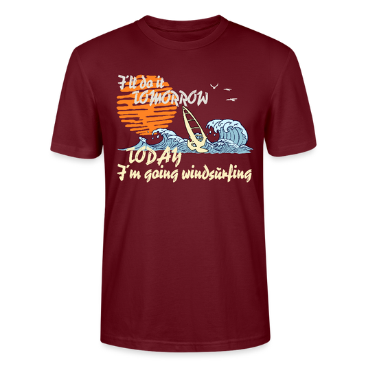 Unisex T-Shirt CRAFTER -tomorrow- - Burgunderrot