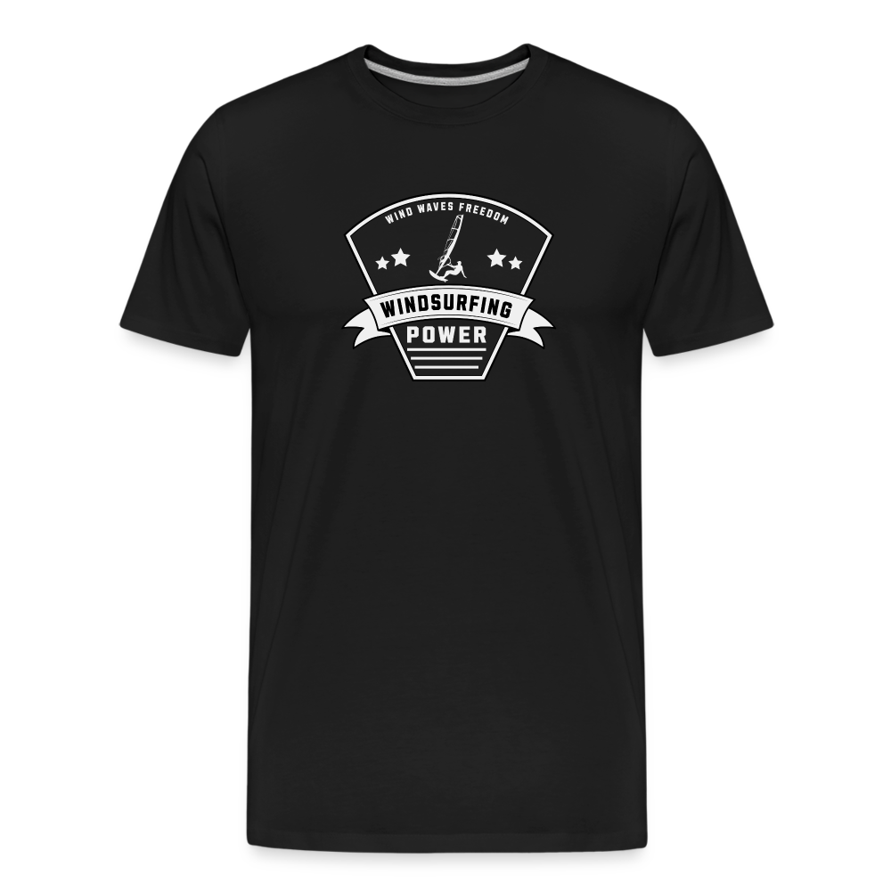 Männer Premium Bio T-Shirt -power- - Schwarz