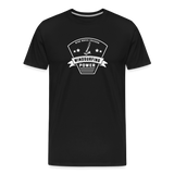 Männer Premium Bio T-Shirt -power- - Schwarz