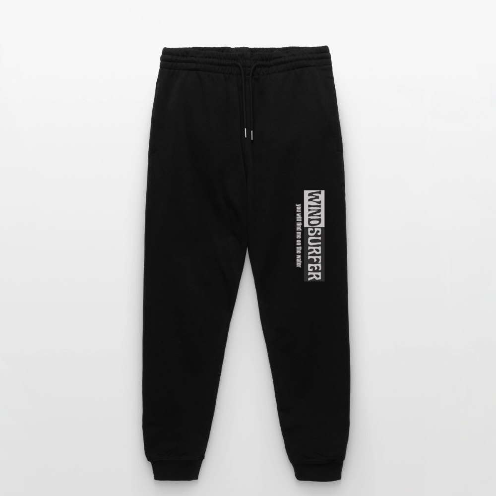 Unisex Bio Jogginghose Mover -on the water- - Schwarz
