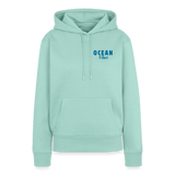 Frauen Windsurf Hoodie -happiest- - Mint