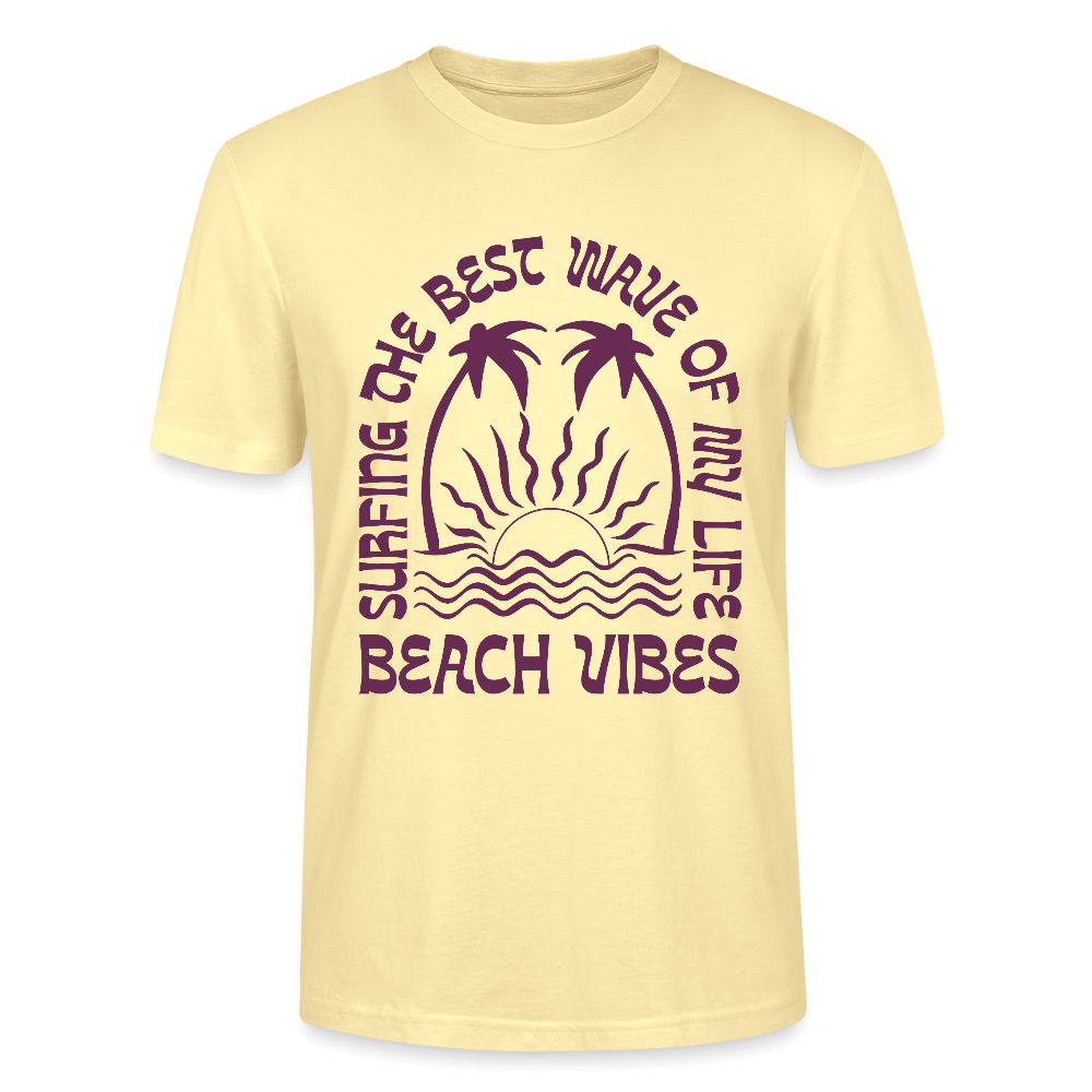 Windsurfer geschenk T-Shirt CRAFTER -beach vibes- - Creme