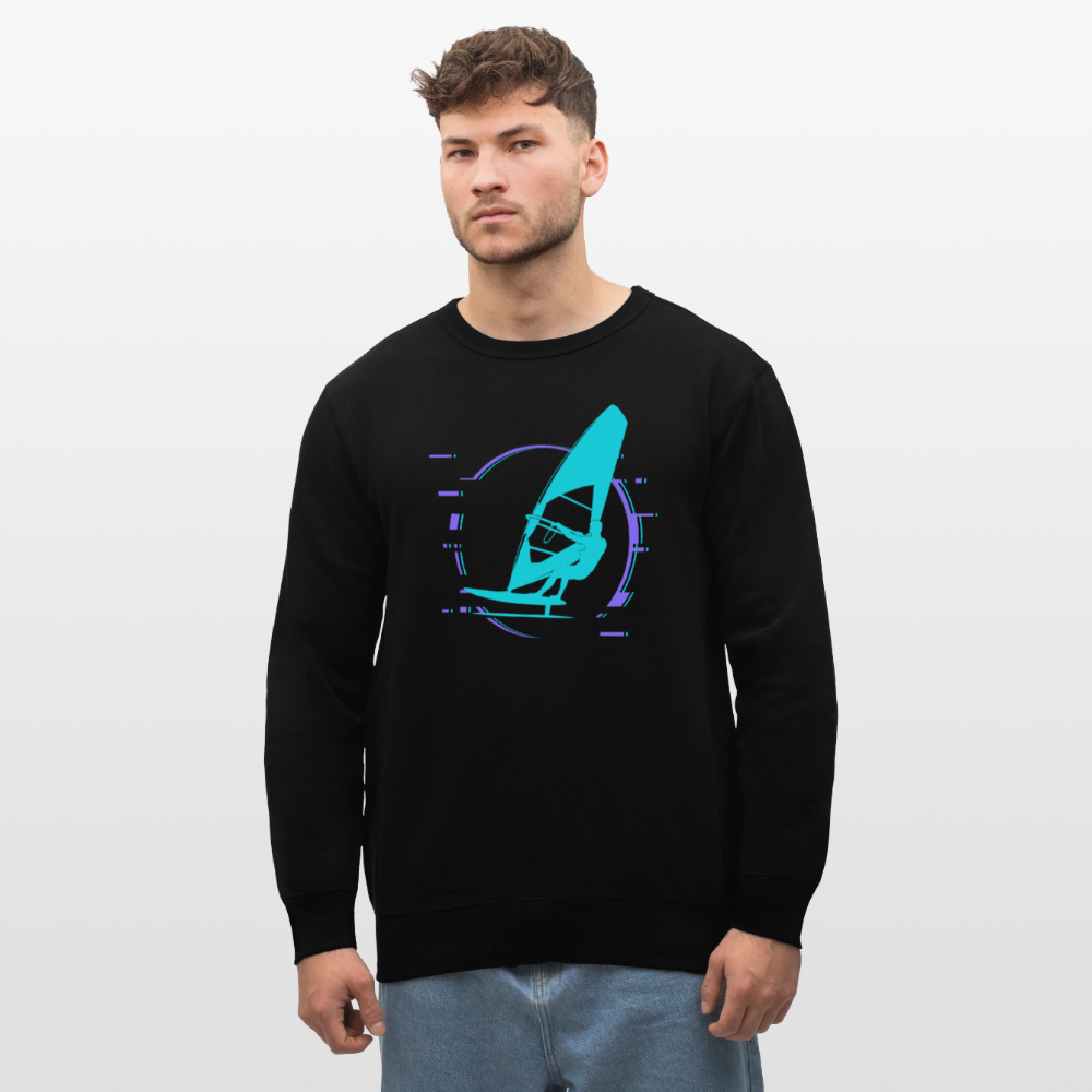 Unisex Bio-Sweatshirt ROLLER -simple- - Schwarz