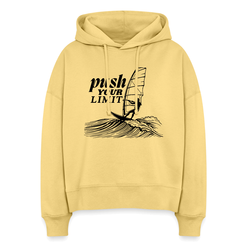 Windsurf Kleidung Hoodie Nora -push- - Hellgelb