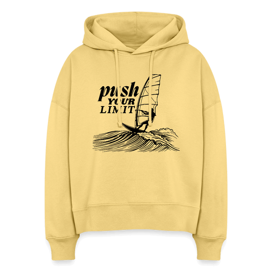 Windsurf Kleidung Hoodie Nora -push- - Hellgelb