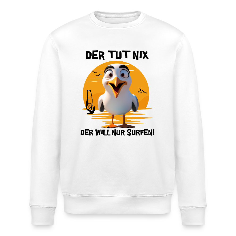 Unisex Bio-Sweatshirt -der tut nix- - Weiß