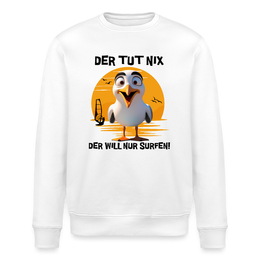Unisex Bio-Sweatshirt -der tut nix- - Weiß