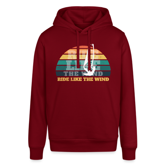 Unisex Bio-Hoodie von Stanley & Stella - Burgunderrot