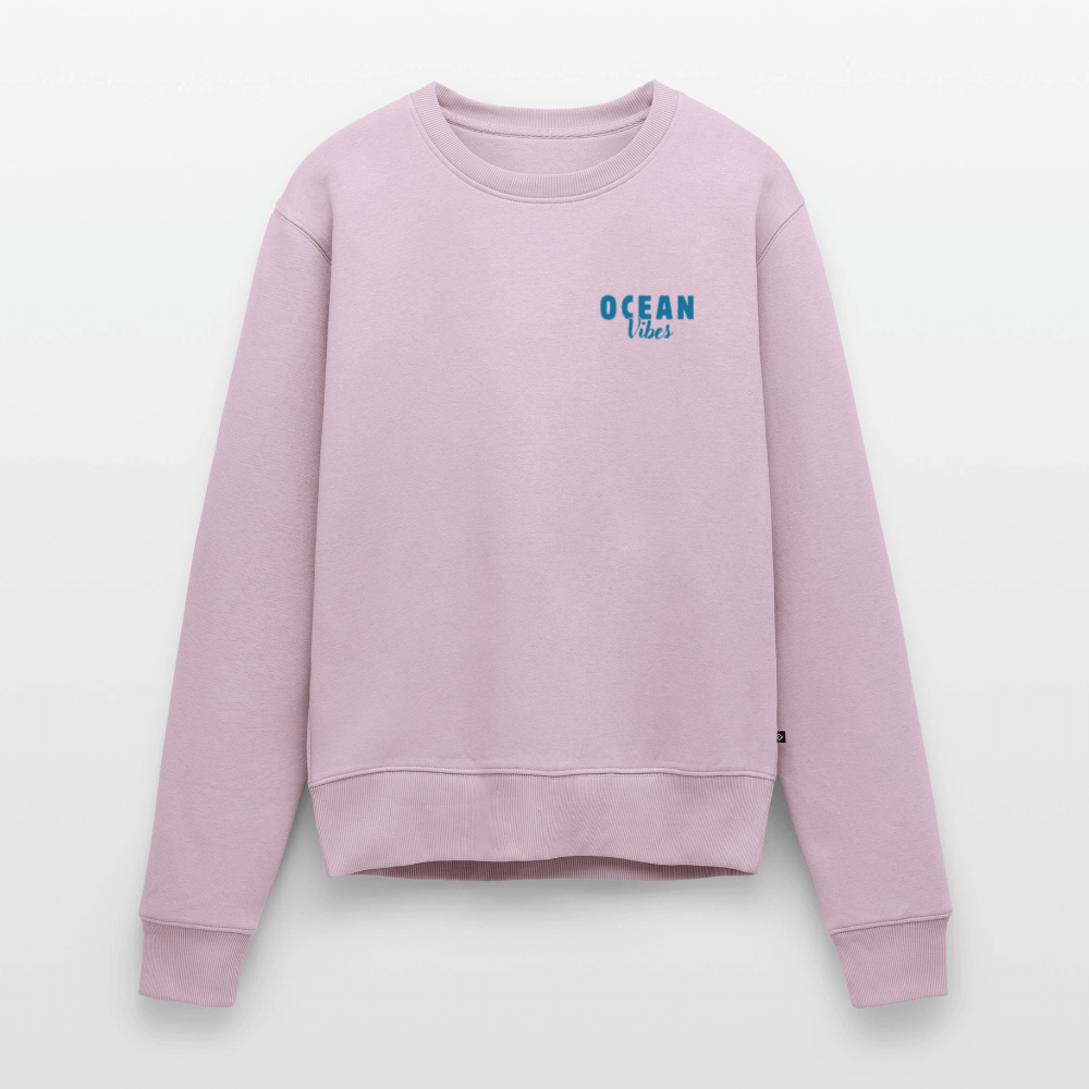 Frauen Premium Pullover -happiest- - Altrosa