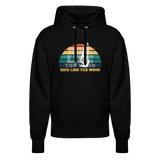Unisex Relaxed Fit Hoodie -ride like the wind- - Schwarz