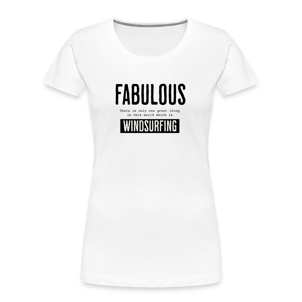 Frauen Premium Bio T-Shirt -fabulous- - Weiß