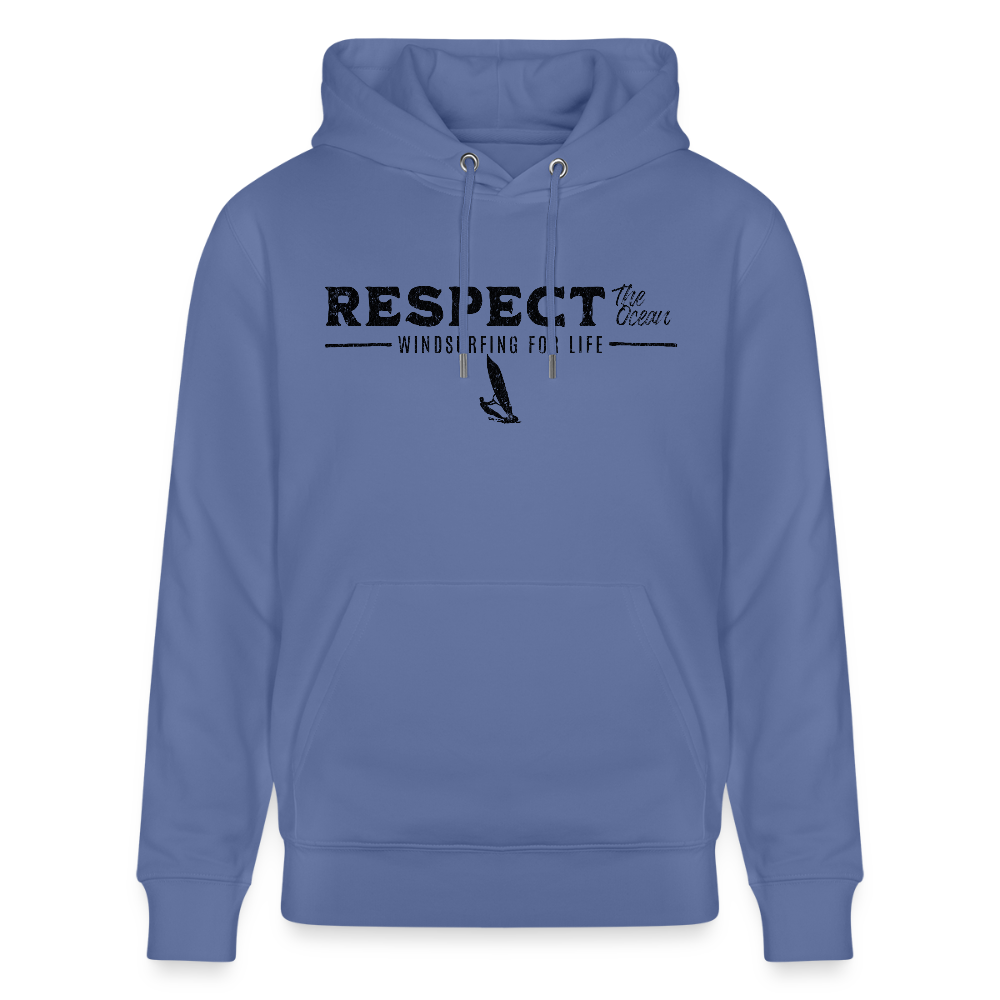 Unisex Bio-Hoodie CRUISER -respect- - Blau