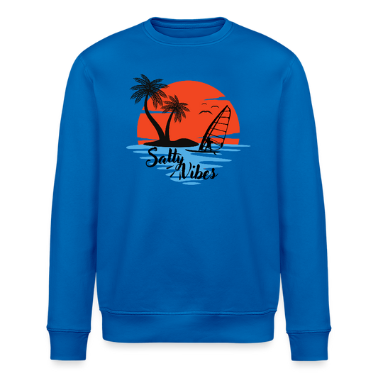 Unisex Bio-Sweatshirt -salty vibes- - Königsblau
