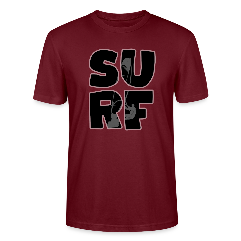 Unisex T-Shirt CRAFTER -surf- - Burgunderrot