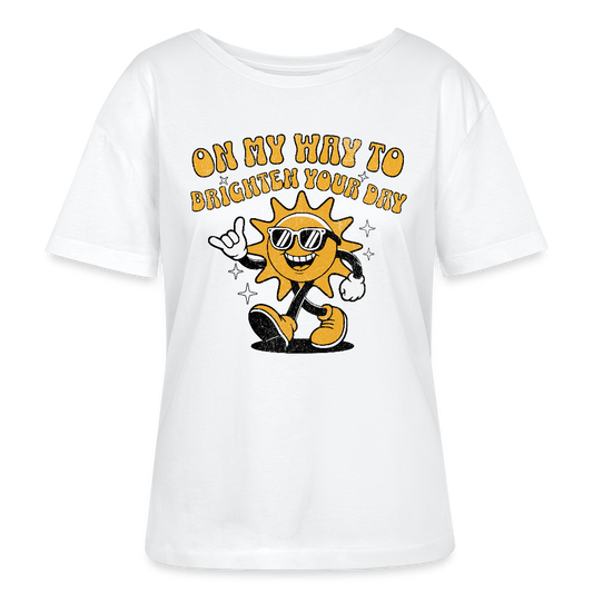 Safis Sports Frauen Bio-T-Shirt -on my way- - Weiß