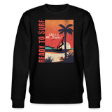 Männer Bio-Sweatshirt ready to surf - Schwarz