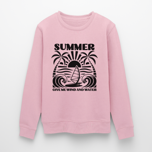 safi s Bio-Sweatshirt ROLLER -give me wind and water- - Hellrosa