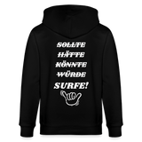 Windsurfer geschenk Kapuzenjacke CULTIVATOR -surfe!- - Schwarz