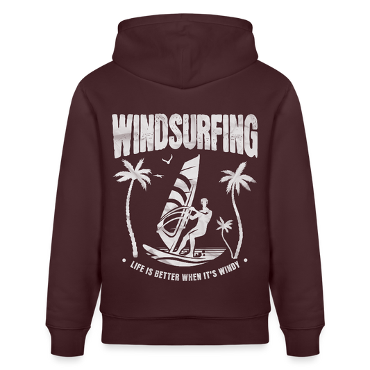 Unisex Bio-Hoodie CRUISER -better life- - Maroon