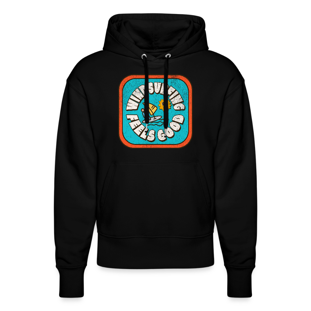 Unisex Relaxed Fit Bio-Hoodie -feels good- - Schwarz