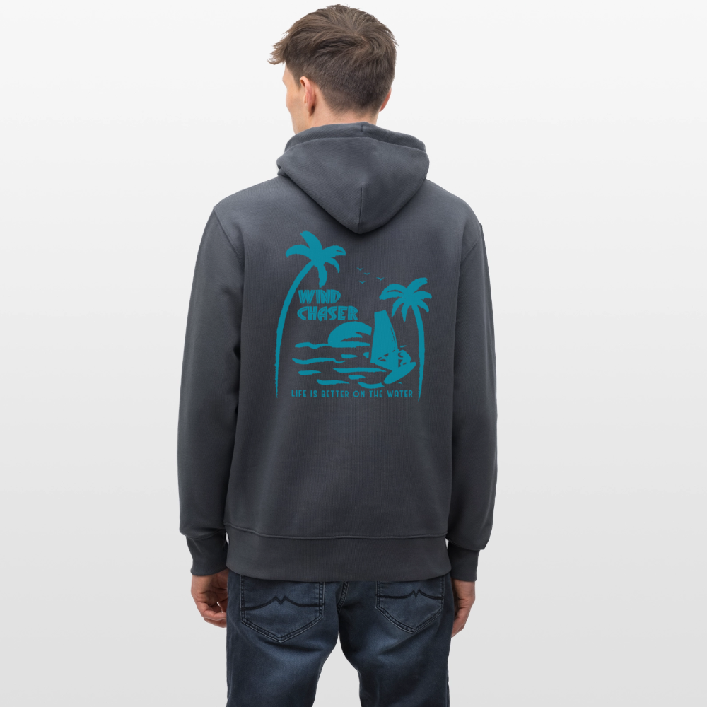 Unisex Bio-Hoodie CRUISER -wind chaser- - Indigoblau