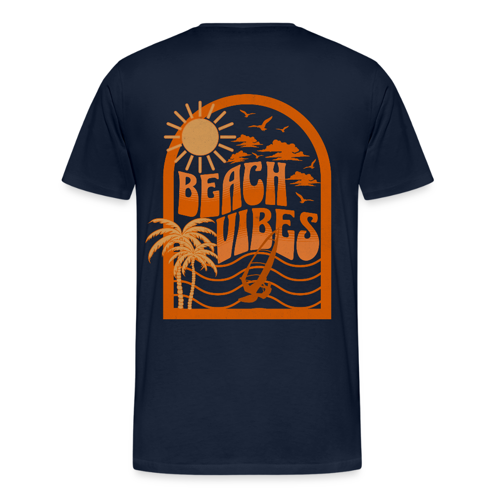 Männer Premium T-Shirt -beach- - Navy