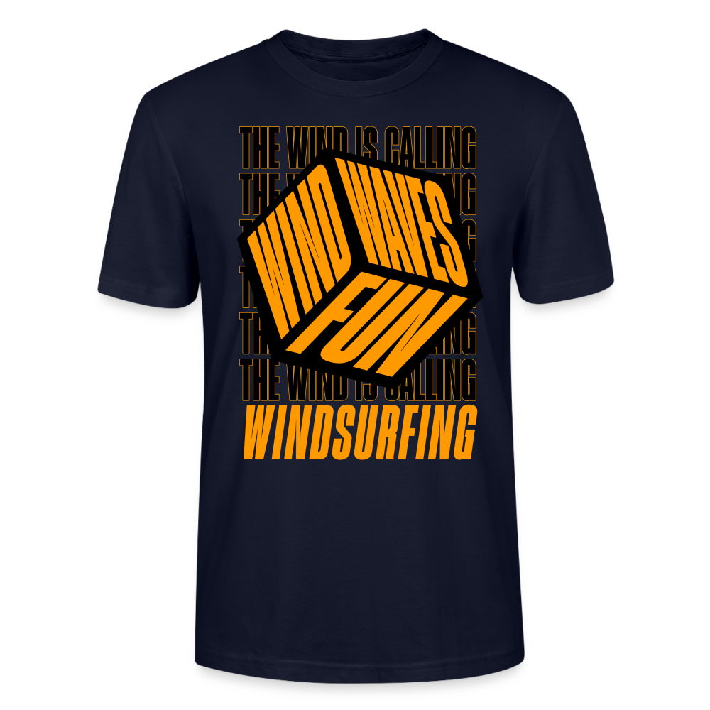 Unisex T-Shirt CRAFTER -wind waves fun- - Navy