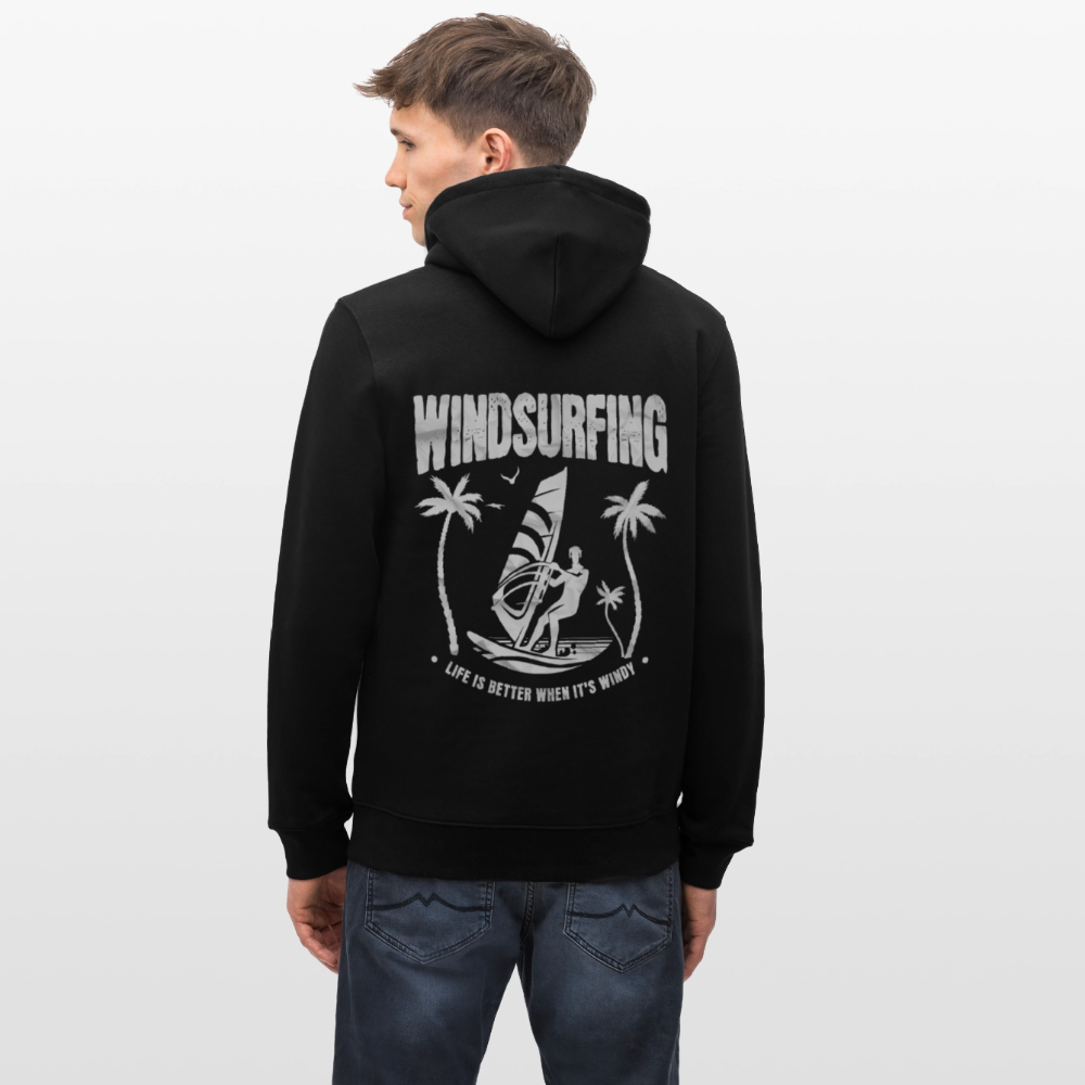 Unisex Bio-Hoodie CRUISER -better life- - Schwarz