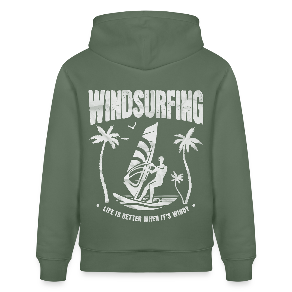 Unisex Bio-Hoodie CRUISER -better life- - Tanngrün