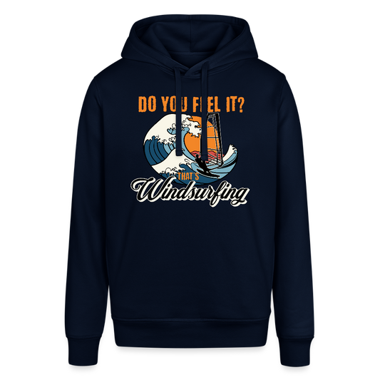 Unisex Bio-Hoodie -do you feel it- - Navy