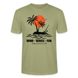 Unisex T-Shirt CRAFTER -enjoy life- - Nebelgrün