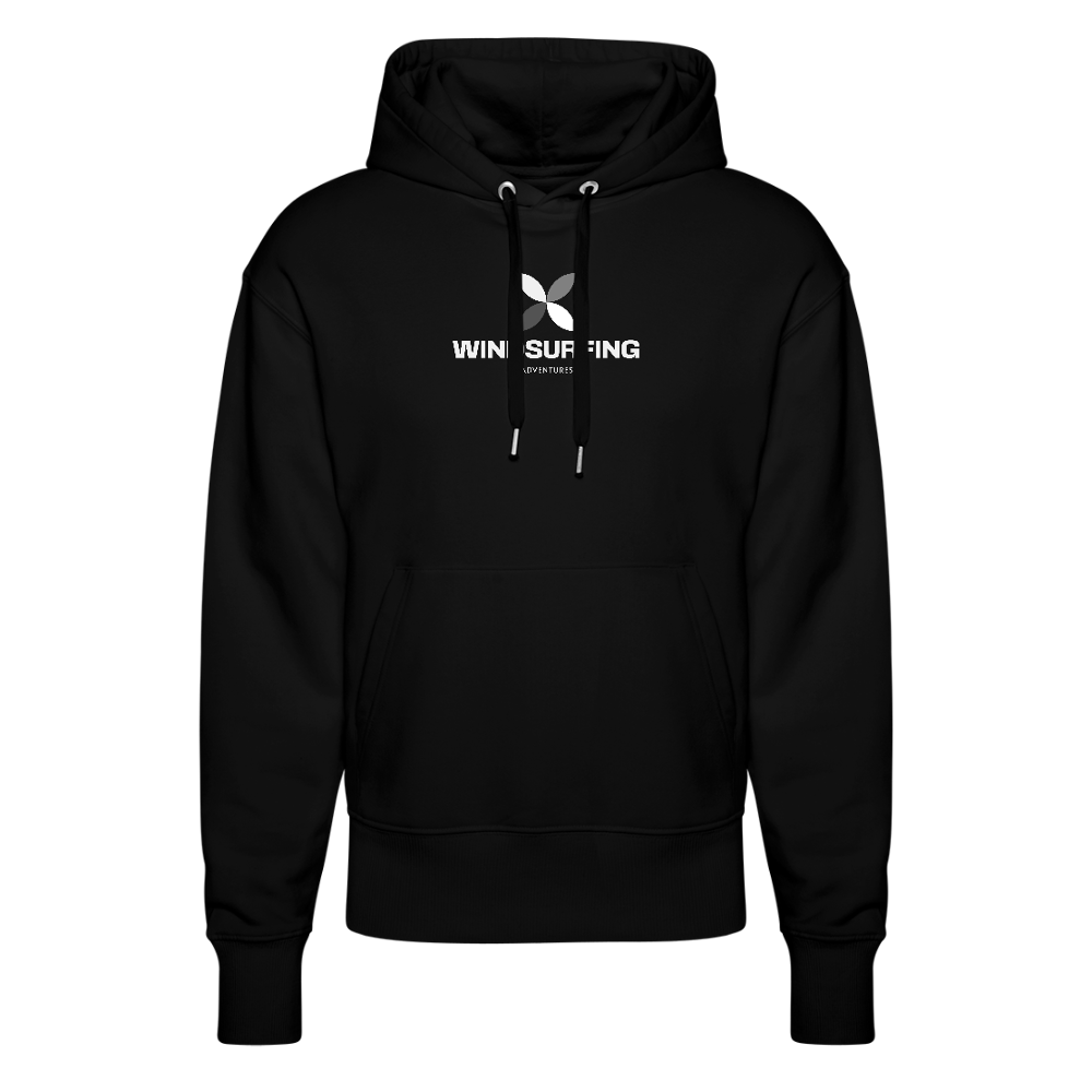 Unisex Relaxed Fit Bio-Hoodie -adventures- - Schwarz