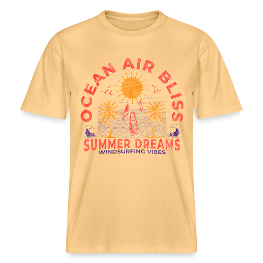 Unisex Relaxed Fit Bio-T-Shirt -ocean air bliss- - Hellgelb