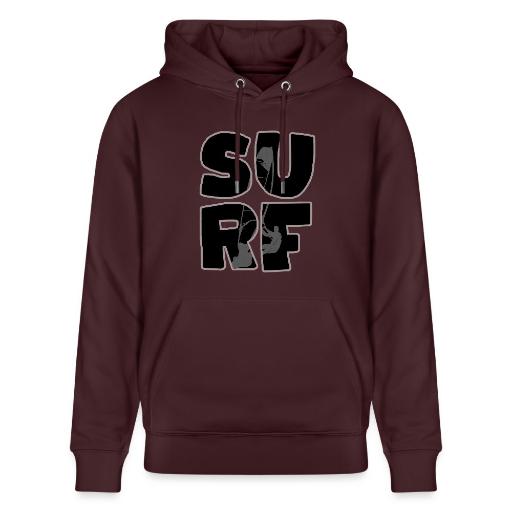 Unisex Bio-Hoodie -surf- - Maroon