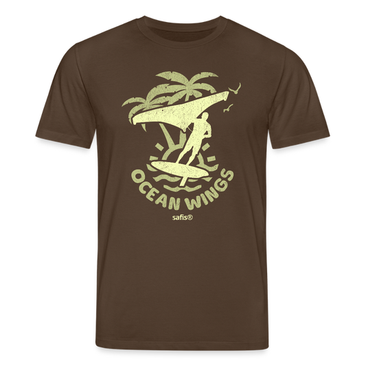 Unisex Bio-T-Shirt CREATOR -ocean wings- - Dunkelbraun