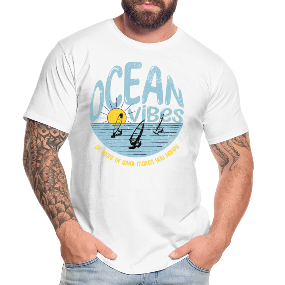 Männer Premium Bio T-Shirt -do more- - Weiß